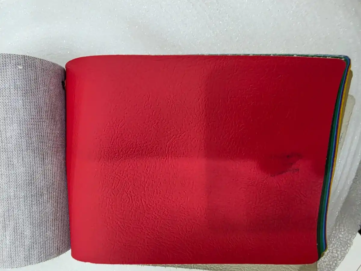 Faux Leather — Red