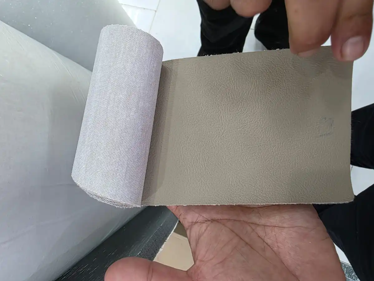 Faux Leather — Warm grey