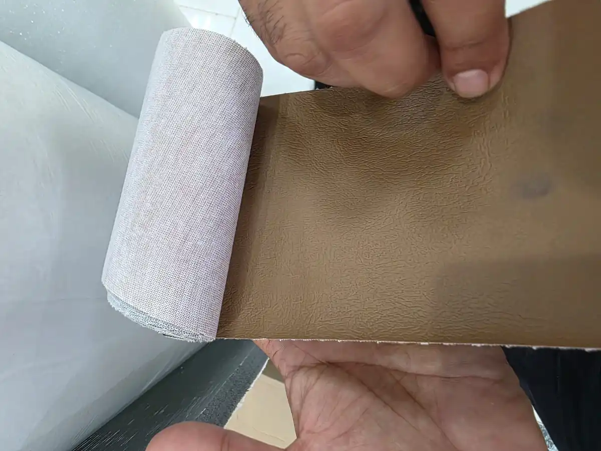 Faux Leather — Camel brown