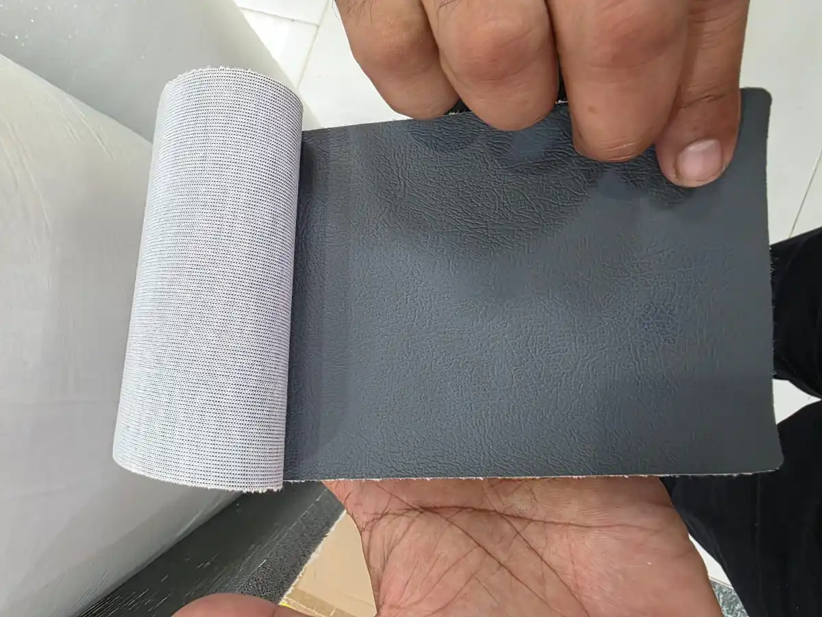 Faux Leather — Slate grey