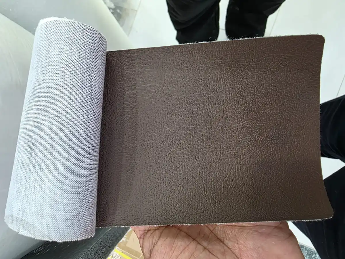 Faux Leather — Mocha brown