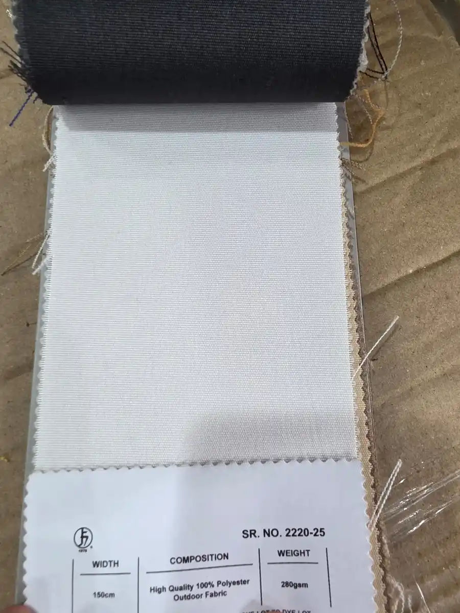 100 % Polyester Fabric — Silver white