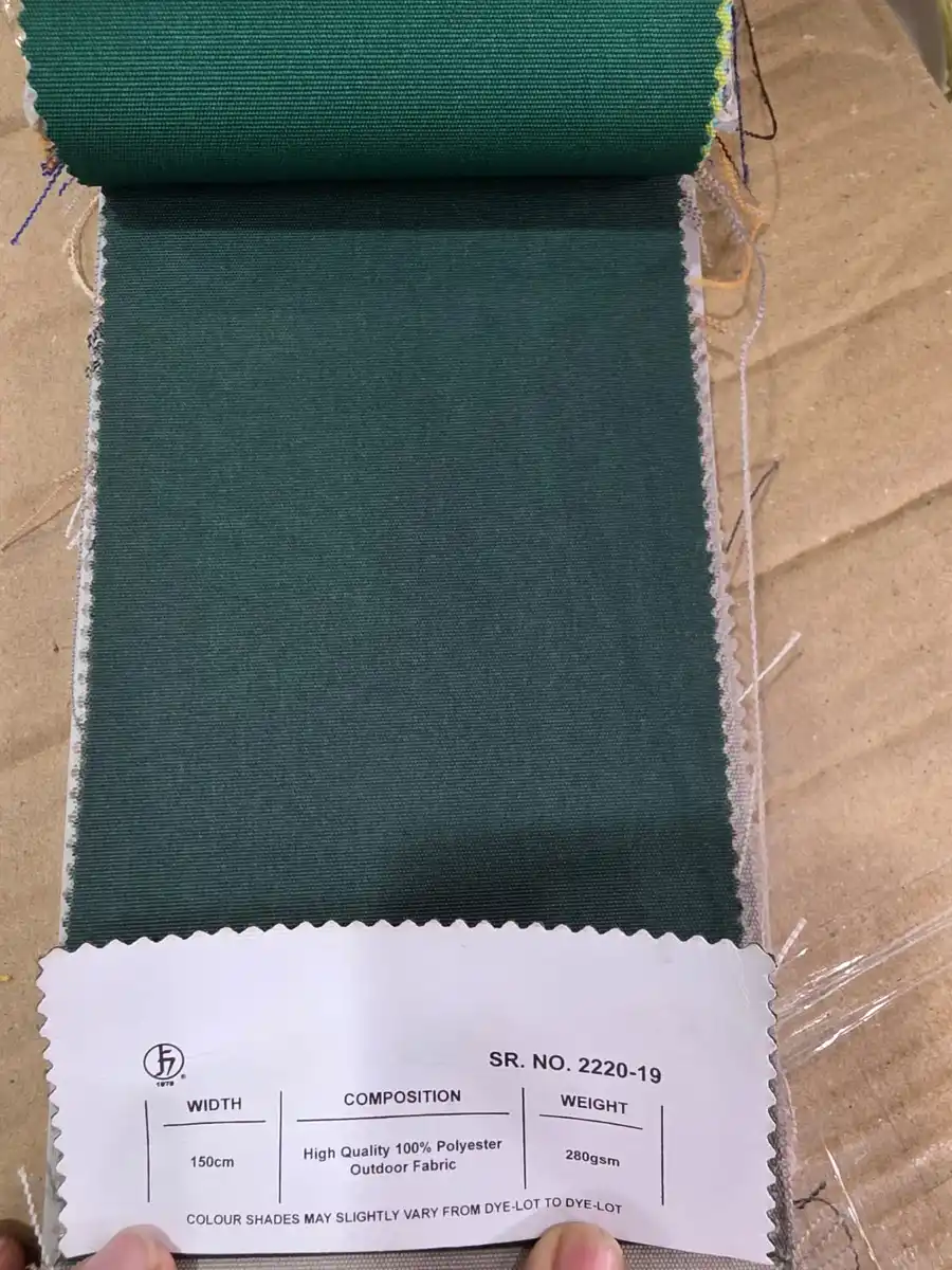 100 % Polyester Fabric — Forest green