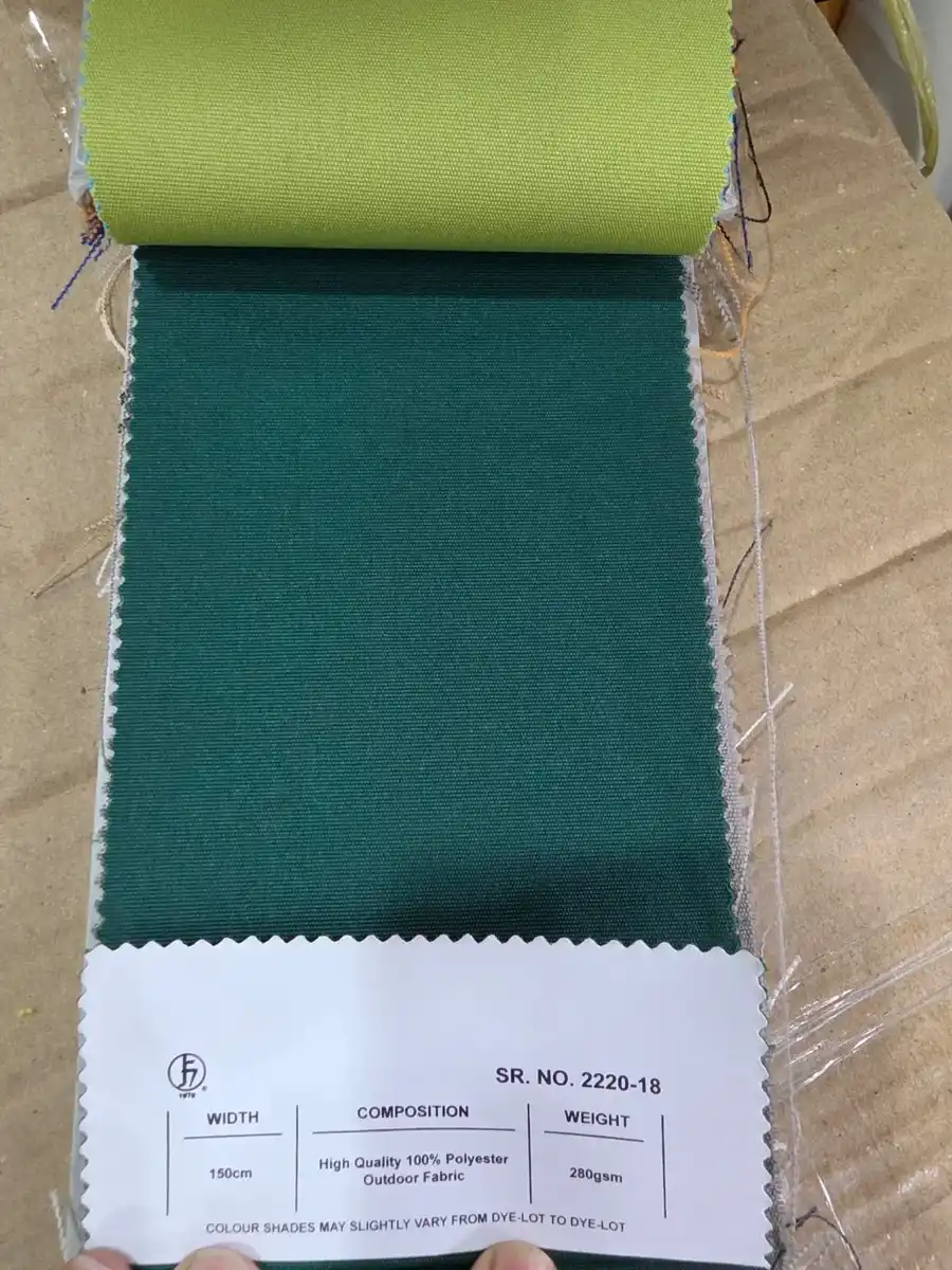 100 % Polyester Fabric — Deep teal
