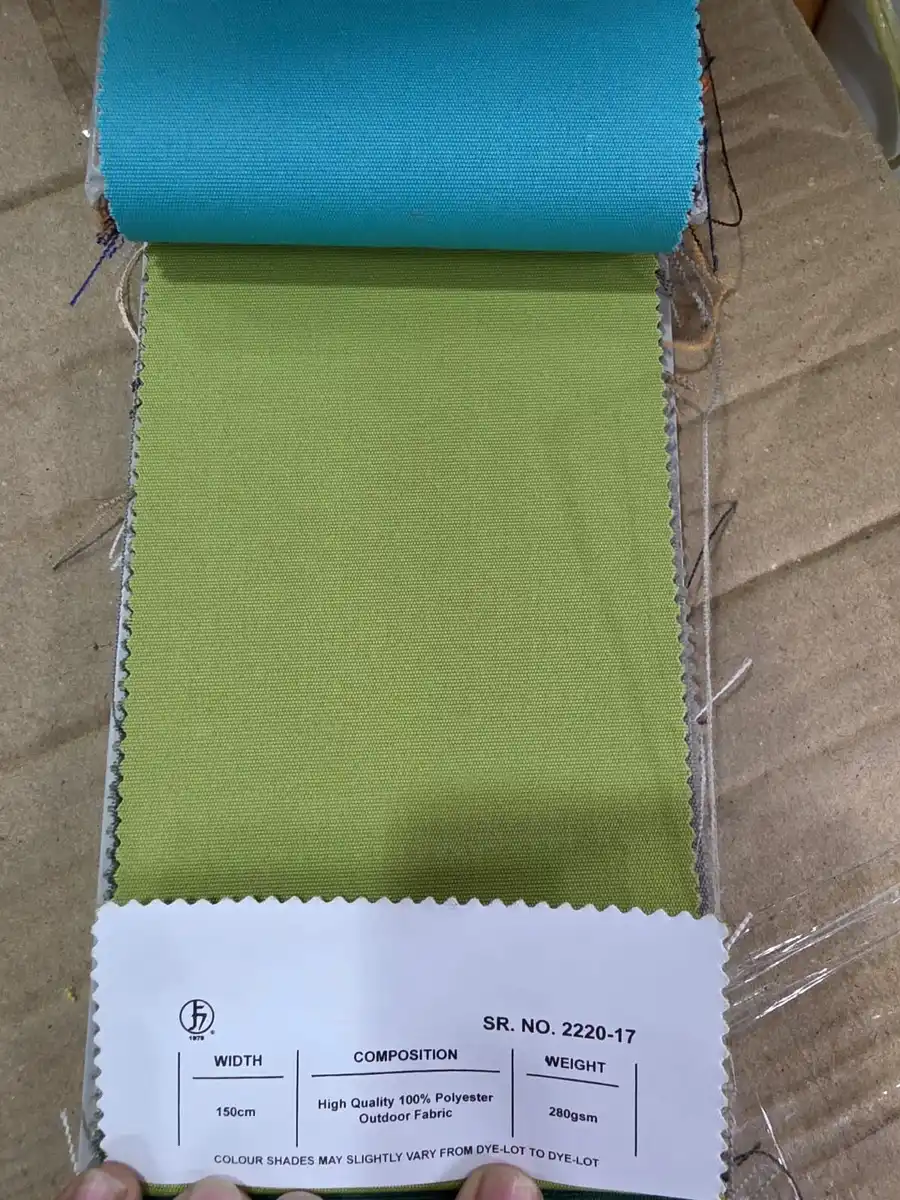 100 % Polyester Fabric — Lime green