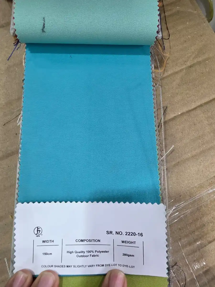 100 % Polyester Fabric — Turquoise