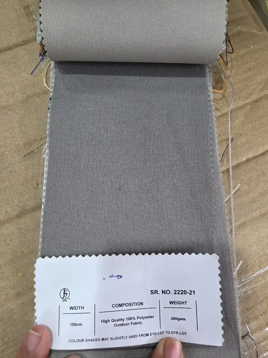 100 % Polyester Fabric — Slate grey