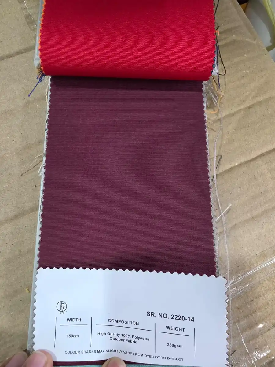 100 % Polyester Fabric — Burgundy