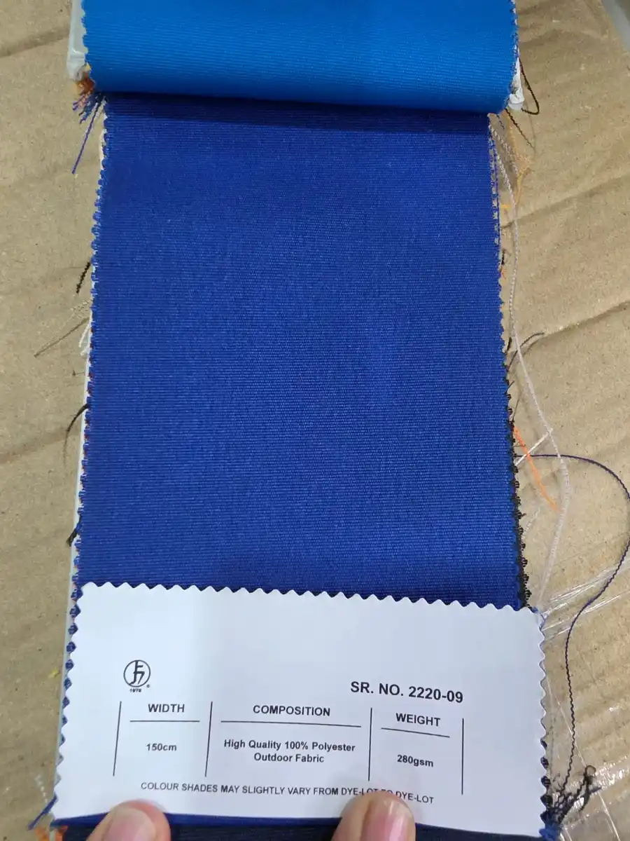 100 % Polyester Fabric — Royal blue