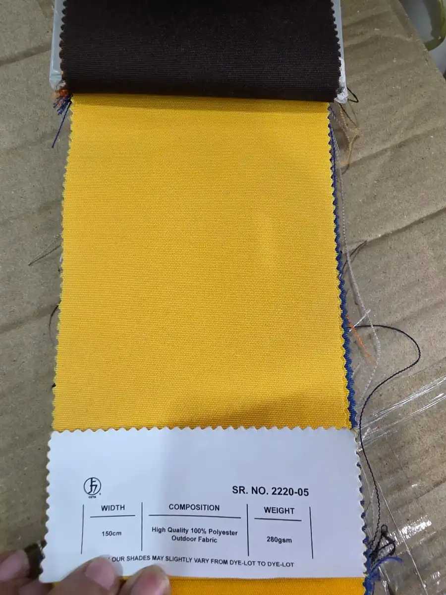100 % Polyester Fabric — Lemon yellow