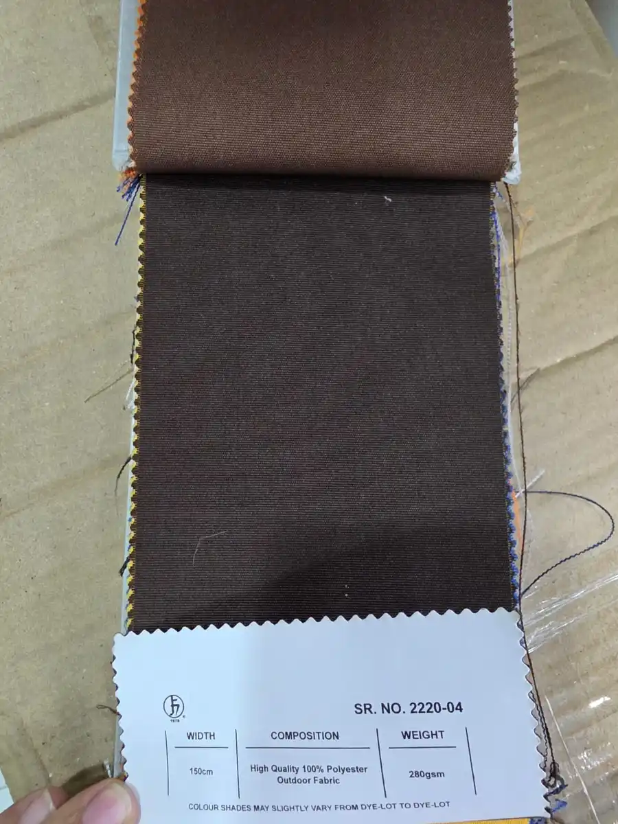 100 % Polyester Fabric — Espresso brown