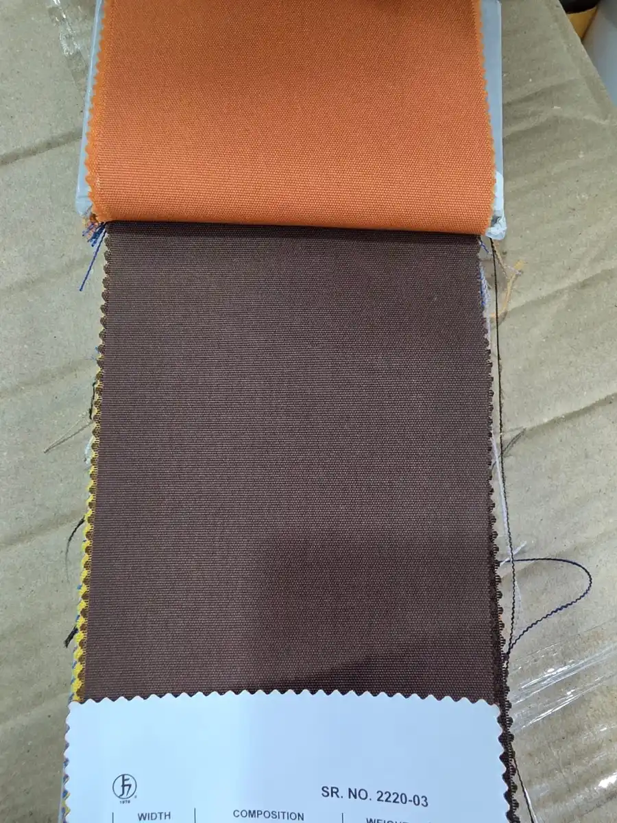 100 % Polyester Fabric — Chocolate brown