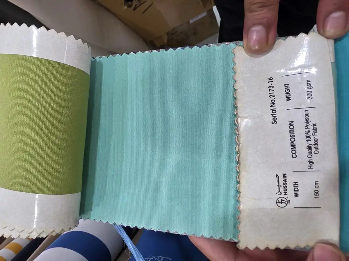 Polyspun Canvas — Pale aqua