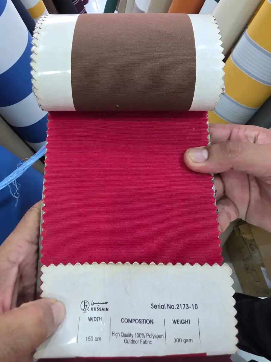 Polyspun Canvas — Crimson red