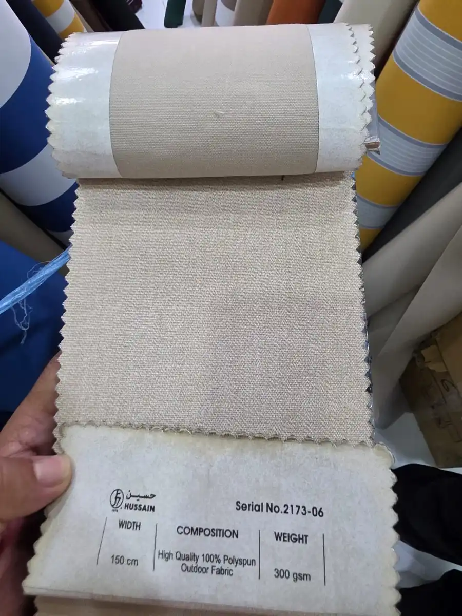 Polyspun Canvas — Ivory stone