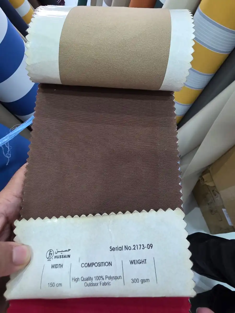 Polyspun Canvas — Chocolate brown