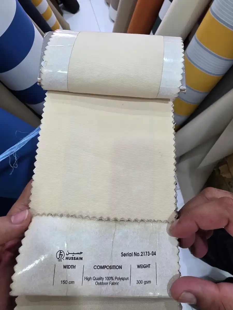Polyspun Canvas — Warm ivory