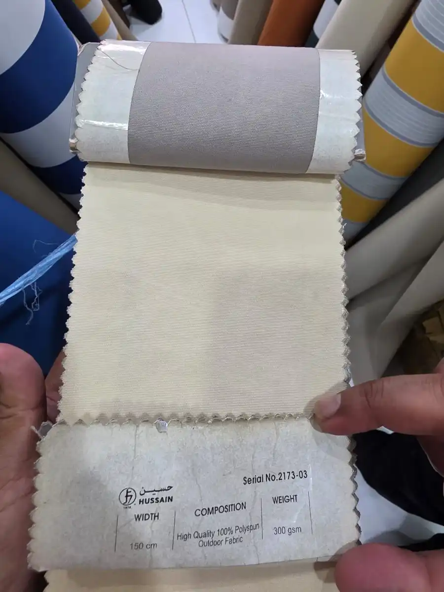 Polyspun Canvas — Light cream