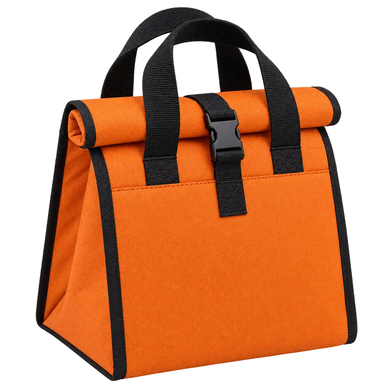Orange D600 Oxford Thermal Burger Delivery Bag — As illustrated; custom strap colours available