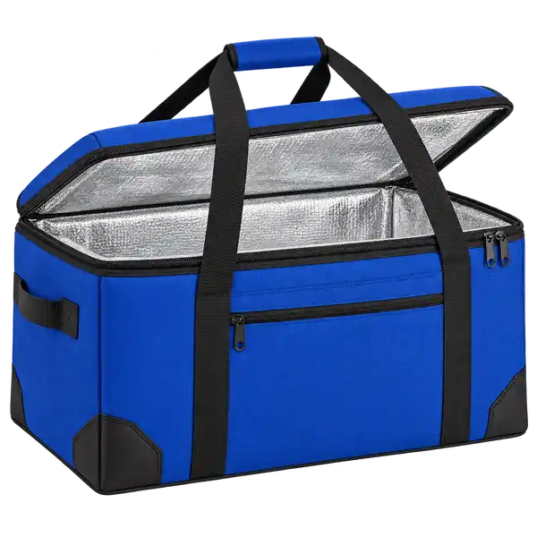 Royal Blue D600 Oxford Thermal Food Delivery Bag