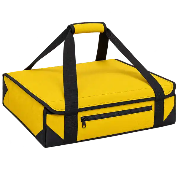 Golden Yellow D600 Oxford Thermal Pizza Delivery Bag
