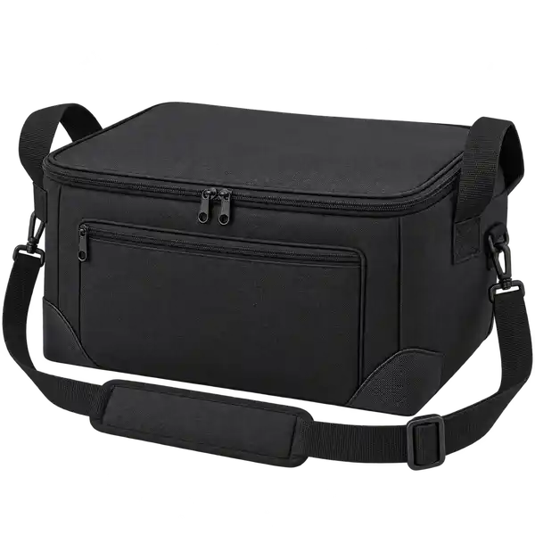 Black D600 Oxford Thermal Cooler Bag