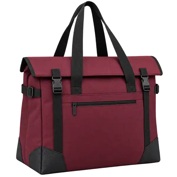 Maroon D600 Oxford Thermal Food Delivery Bag