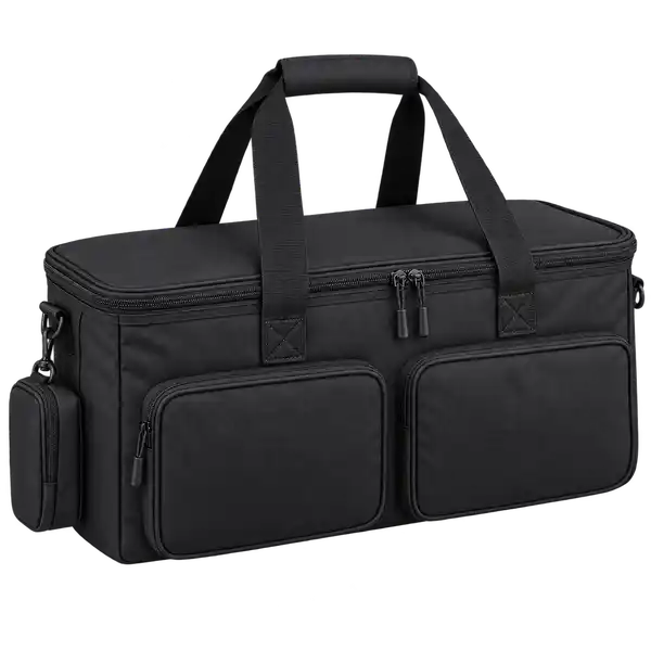 Black Oxford Taffeta Thermal Cooler Bag