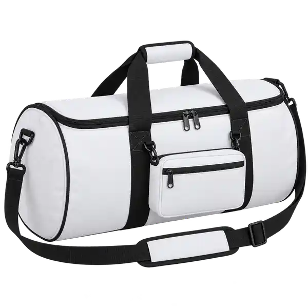 White Oxford Taffeta Thermal Food Delivery Bag