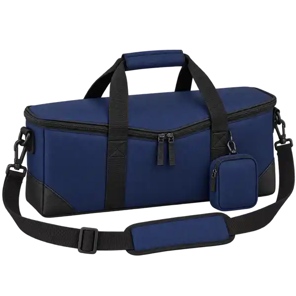 Navy Oxford Taffeta Thermal Cooler Bag