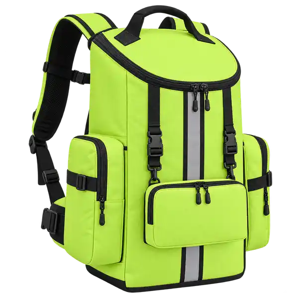 Lime Oxford Taffeta Insulated Rider Delivery Bag