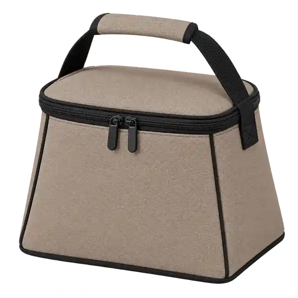 Mushroom Taupe Polyester Thermal Cooler Bag