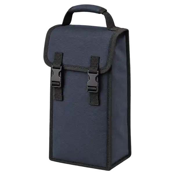 Deep Charcoal Blue Polyester Thermal Burger Delivery Bag