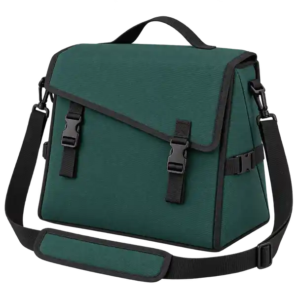 Forest Green Polyester Insulated Rider Delivery Bag