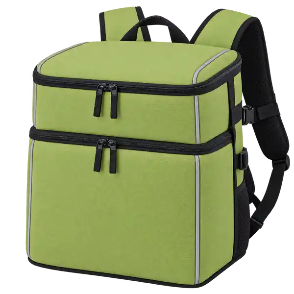 Lime Green Polyester Insulated Rider Delivery Bag