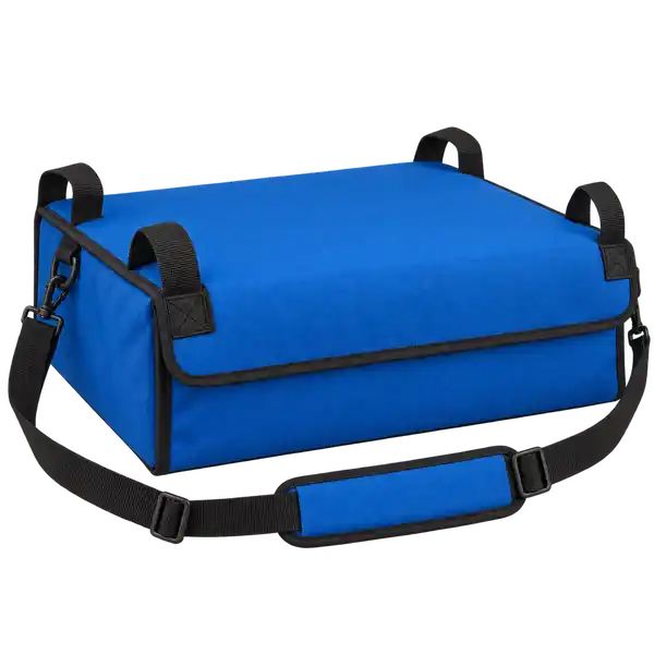 Bright Blue Polyester Thermal Pizza Delivery Bag