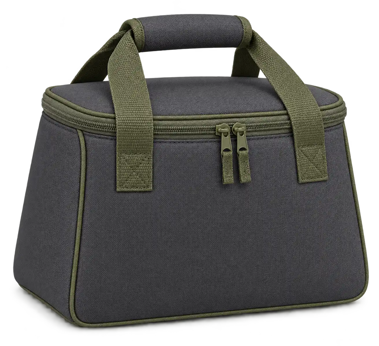 Charcoal Grey D600 Oxford Thermal Cooler Bag — Olive green