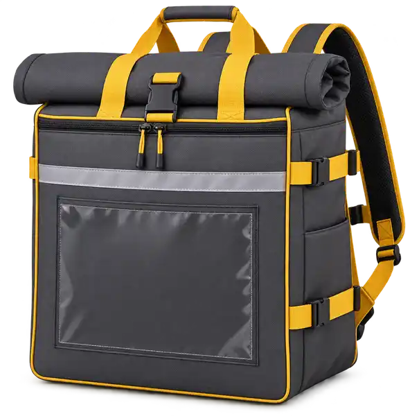 Charcoal Grey D600 Oxford Insulated Rider Delivery Bag