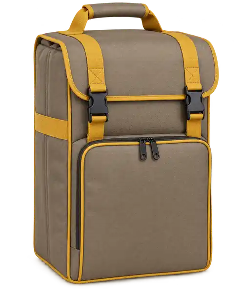 Khaki Taupe D600 Oxford Thermal Burger Delivery Bag