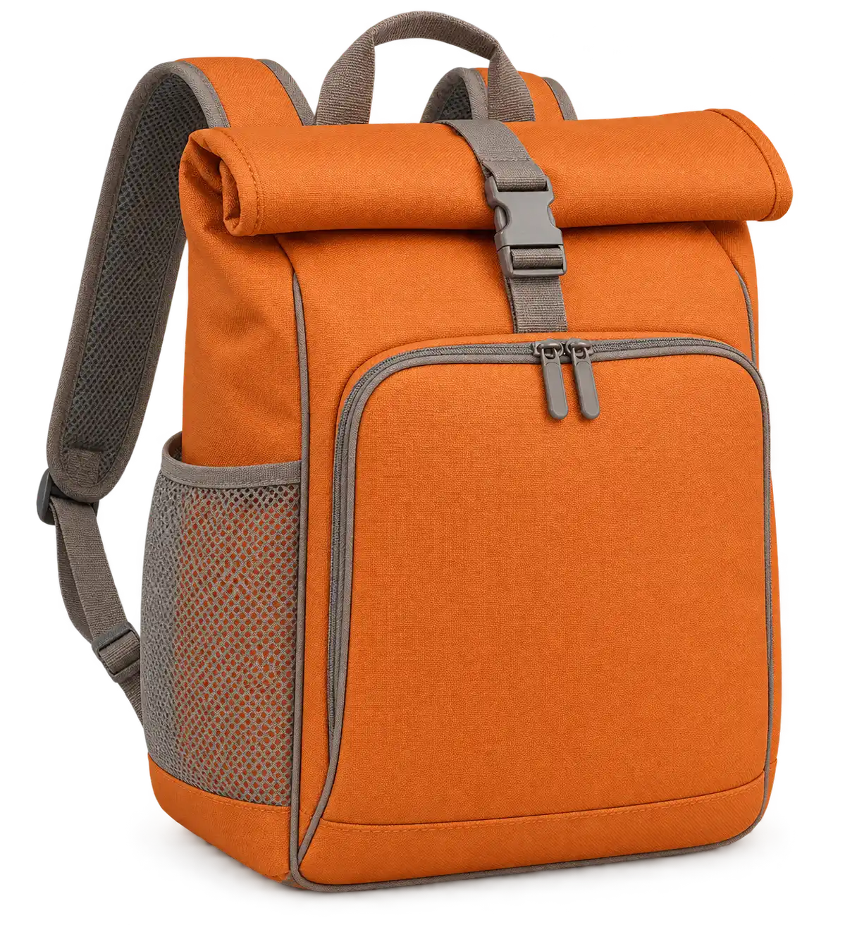 Orange D600 Oxford Thermal Cooler Bag — Warm grey