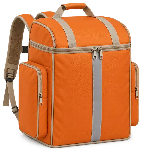Orange D600 Oxford Insulated Rider Delivery Bag