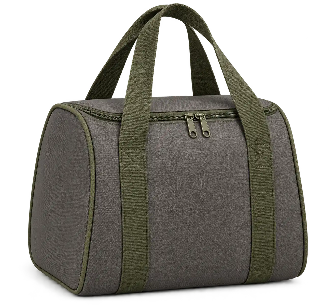 Olive Grey D600 Oxford Thermal Burger Delivery Bag — Olive green