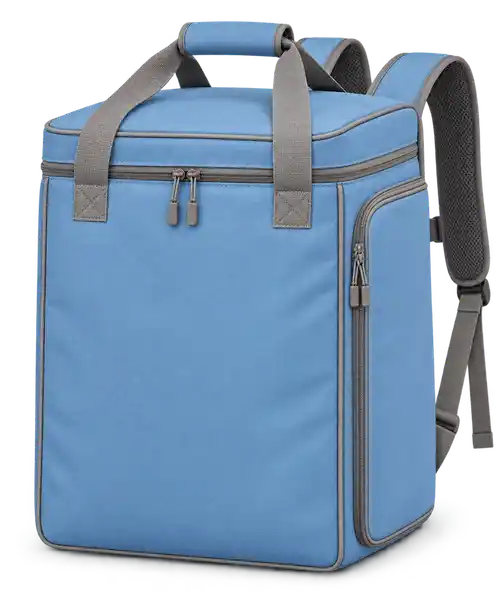 Powder Blue D600 Oxford Insulated Rider Delivery Bag