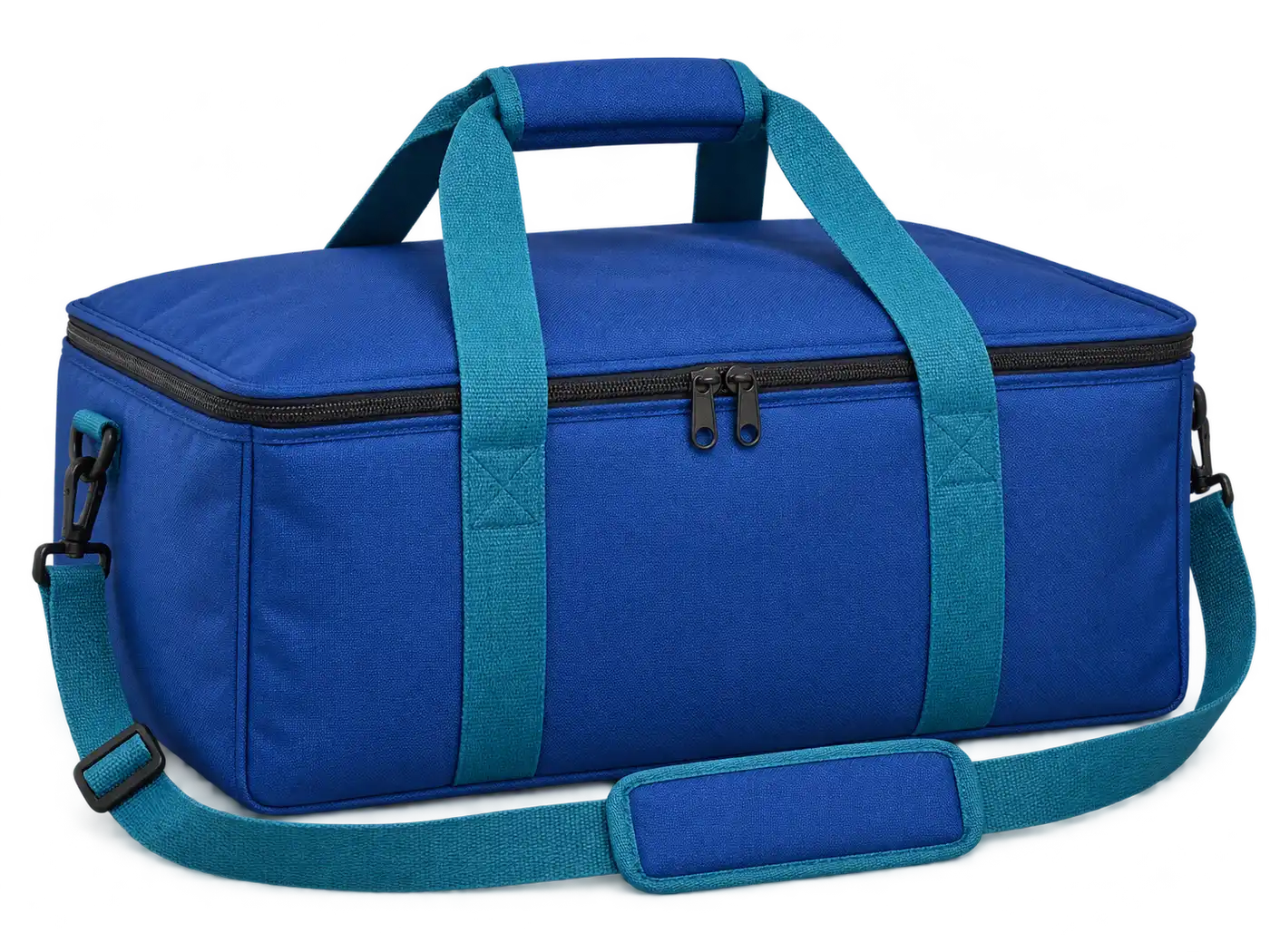 Royal Blue D600 Oxford Thermal Pizza Delivery Bag — Teal