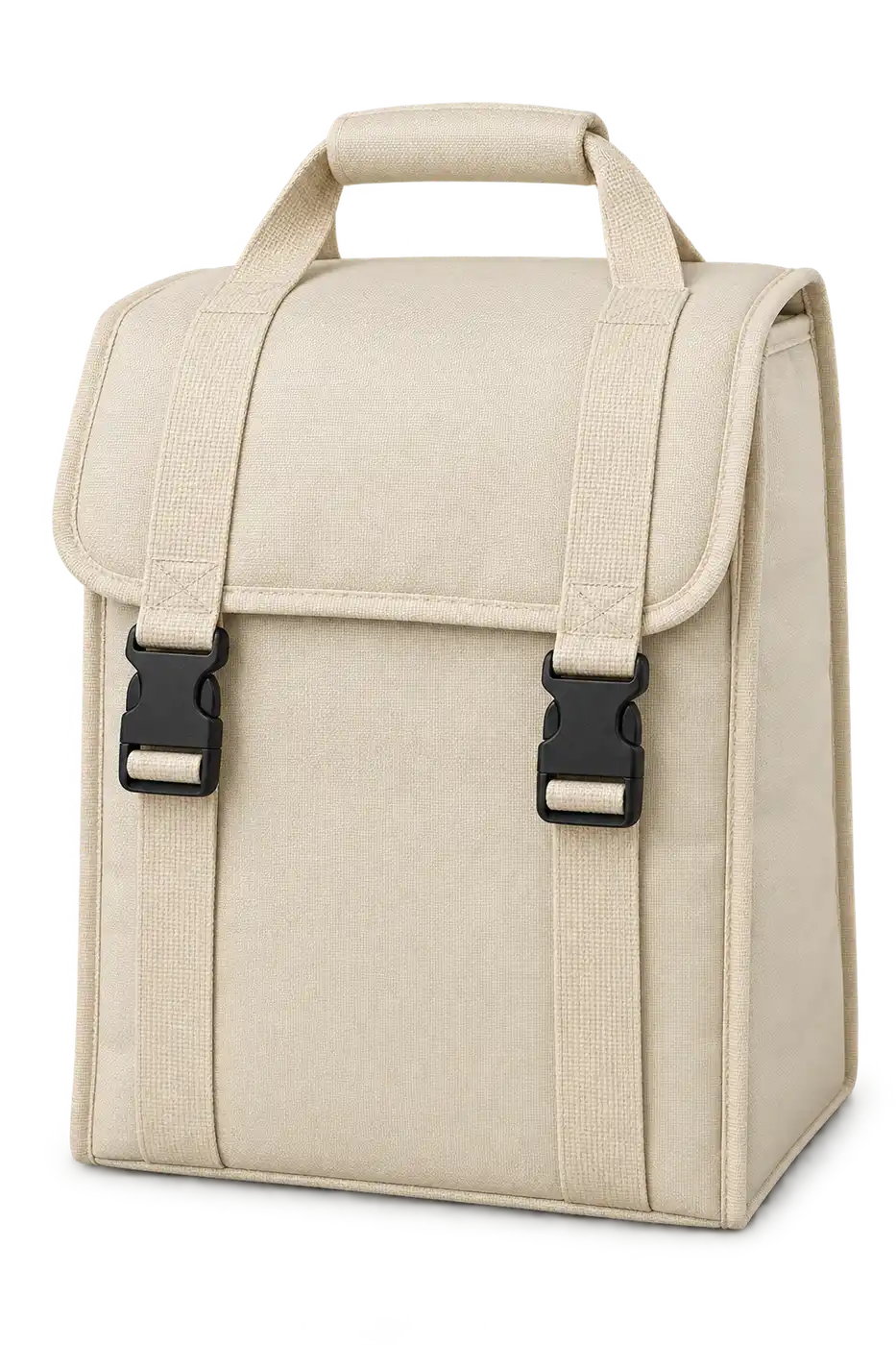 Cream D600 Oxford Thermal Burger Delivery Bag — Cream