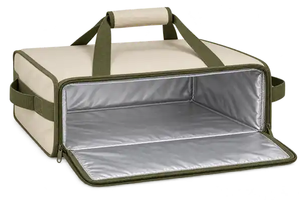Cream D600 Oxford Thermal Pizza Delivery Bag