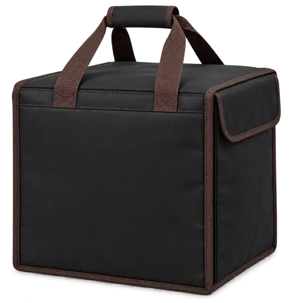 Black D600 Oxford Thermal Food Delivery Bag