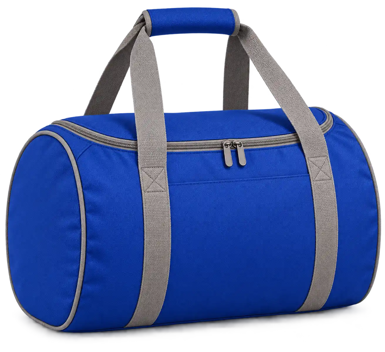 Royal Blue Oxford Taffeta Thermal Cooler Bag — Warm grey