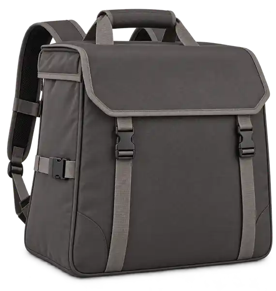 Dark Grey Oxford Taffeta Insulated Rider Delivery Bag