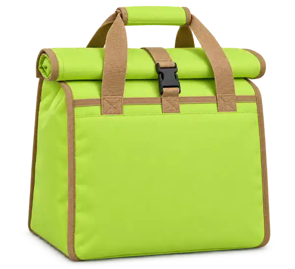 Lime Oxford Taffeta Thermal Burger Delivery Bag